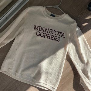Ribbed University of Minnesota crewneck